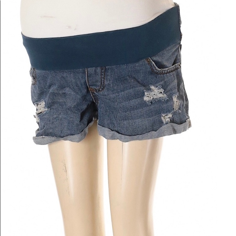 ASOS maternity denim shorts, size 6